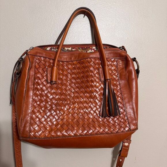 Noonday collection Monterrey leather basket weave bag - Picture 7 of 13